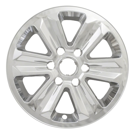 Coast2Coast 17", 6 Spoke, Chrome Plated, Plastic, Set Of 4, Not Compatible With Steel Wheels IWCIMP387X